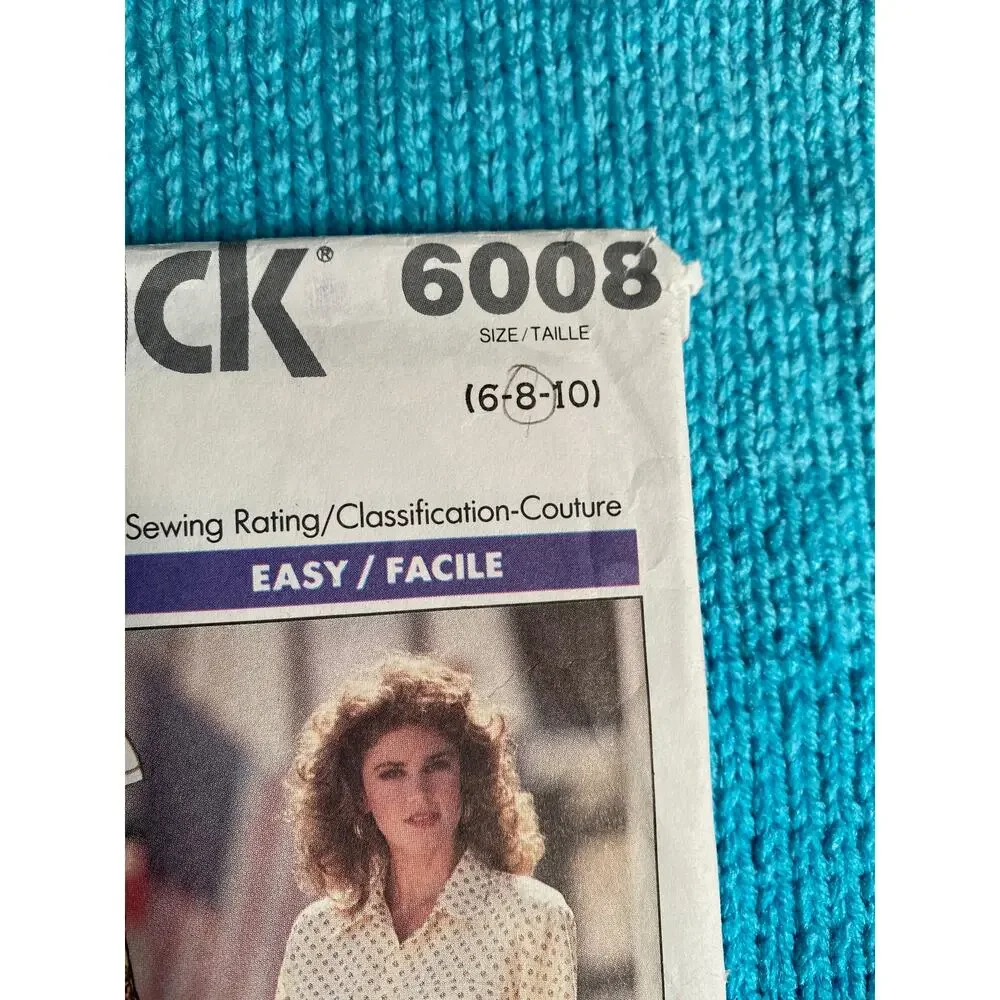 Butterick Sewing pattern 6008 top skirt sz 6 8